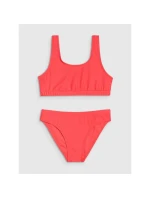 Dívčí dvoudílné plavky 4F JUNIOR 4FJWMM00UBKSF027-63N