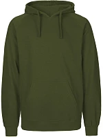 Neutral O 63101 Pánská mikina s kapucí z bio bavlny 77.6311 military