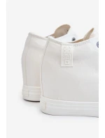 Vysoké tenisky na skrytém klínu Big Star LL274035 Bílé