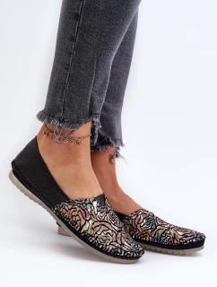 Dámské kožené baletky Maciejka 1930B černé