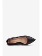 Eko kožené lodičky Sergio Leone 1446 Černé