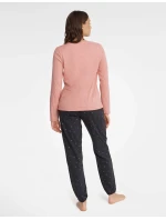 Glam pyžamo 40936-39X Růžová a šedá - Henderson Ladies Glam pyžamo 40936-39X Růžová a šedá - Henderson Ladies