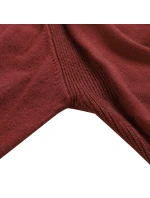 Dlouhý dámský svetr nax NAX EDERA madder brown Dlouhý dámský svetr nax NAX EDERA madder brown