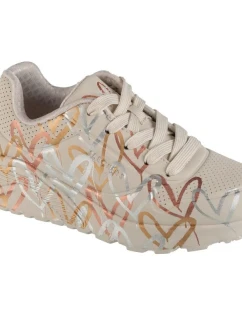 Skechers JGoldCrown: Uno Lite - Metallic 314067L-NTMT White 29