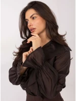 Košile IT KS 28883.80 tmavě hnědá Košile IT KS 28883.80 tmavě hnědá