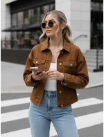 FashionStreet dámská velbloudí džínová bunda TY5344