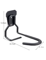 MACLEAN VERTIKÁLNÍ NÁSTĚNNÝ DRŽÁK NA JÍZDNÍ KOLO, OCEL, MAX. ZATÍŽENÍ 20 KG MC-433