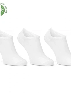 Dámské krátké bambusové ponožky bílé Filippo SD-SO02