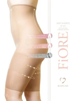 Fiore Airy Shorts 20 DEN antichafing bermudy barva:nude