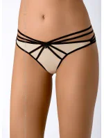 Tanga Mistral V-7008 béžovo-černá - Axami