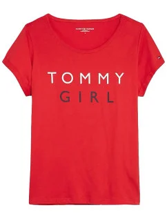 Dámské Tričko s krátkým rukávem UW0UW01619-611 - Tommy Hilfiger
