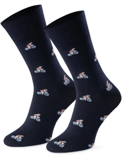 Ponožky k obleku - se vzorem 056