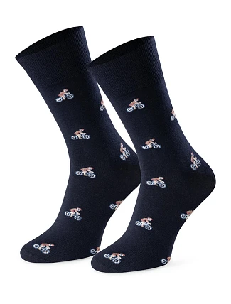 Ponožky k obleku - se vzorem 056