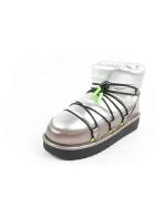 D.Franklin snow boots women winter fashion insulated boots silver dámské