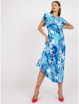 Šaty DHJ SK 13203 1.03X bílo-modré