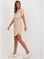 Šaty WN SK 661 1.18P béžové Šaty WN SK 661 1.18P béžové