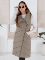 Dámská prošívaná vesta SERKIS zelená FashionStreet TY3279