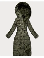 Minoritní khaki oboustranná zimní bunda s kožešinou (P3-6020-22) Minoritní khaki oboustranná zimní bunda s kožešinou (P3-6020-22)