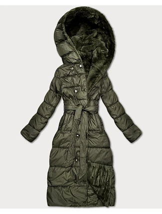 Minoritní khaki oboustranná zimní bunda s kožešinou (P3-6020-22) Minoritní khaki oboustranná zimní bunda s kožešinou (P3-6020-22)