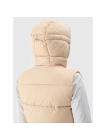 Dámská prošívaná mikina s kapucí bez rukávů 4F 4FWAW24TVJAF141-83S