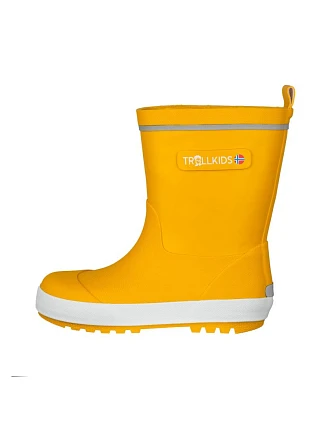 Trollkids Kids Lysefjord Rubber Boots golden yellow (471-703) chlapecké/dívčí gumáky