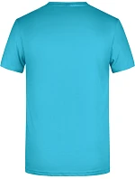 Daiber 8008 Pánské tričko z bio bavlny 02.8008 turquoise Daiber 8008 Pánské tričko z bio bavlny 02.8008 turquoise