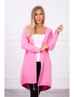Světle růžový plášť s potiskem