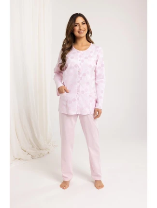 Pyžamo Regina 710 dlouhé/r 2XL-3XL Z25/26 dámské rozepínací