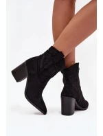 Boty na podpatku  model 219243 Step in style