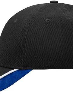 Daiber MB 49 Kšiltovka s tříbarevným kšiltem 03.0049 black/white/royal