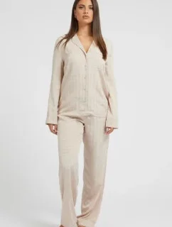 Dámské pyžamo O2BX09WEUZ0 F15T béžová - Guess