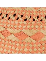 Unisex plážový klobouk cz21146-1 Béžovo-oranžová - Art Of Polo Unisex plážový klobouk cz21146-1 Béžovo-oranžová - Art Of Polo