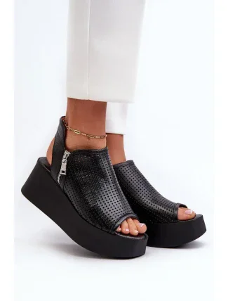 Bota na klínech  model 196626 Step in style