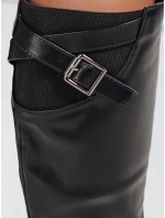 Dámské černé boty FashionStreet ZY1087