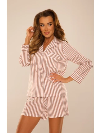 De Lafense 846 Taylor pyžamo dlouhé/r S-2XL rozepínací