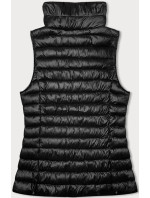 Černá prošívaná vesta se stojáčkem (16M9157-392)