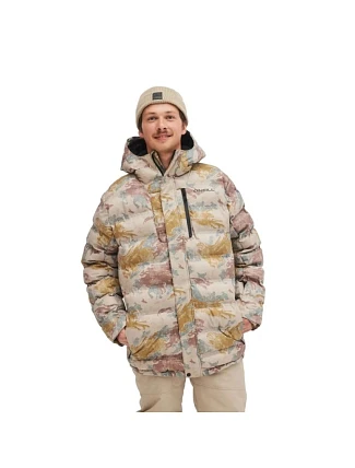 O'neill pánská zimní sportovní bunda Xtrm Mountain snowboard ski 5K beige pánské