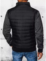 Pánská přechodná prošívaná bunda černá FashionStreet TX4398