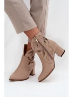 Boty na podpatku  model 219129 Step in style