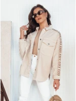 Dámská džínová bunda DALALIS light beige FashionStreet TY4320