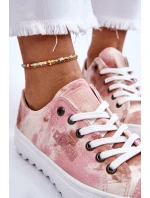 Módní nízké tenisky Big Star LL274044 růžovo-béžová
