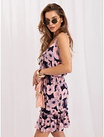 Šaty D73771M30250A tmavě modré Šaty D73771M30250A tmavě modré