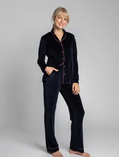 Dámské domácí kalhoty LA008 Tmavě modrá - LaLupa