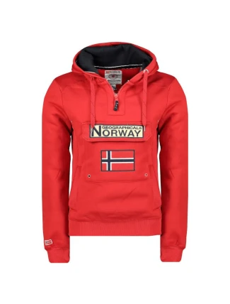 Pánská mikina WY10089H/GN Červená - Geographical Norway