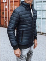 Pánská přechodná bunda prošívaná tmavě modrá FashionStreet TX2822z