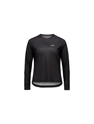 Cyklistické tričko POC W's Motion Air L/S Jersey, černé
