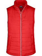 Daiber JN 1135 Dámská prošívaná vesta 02.1135 red Daiber JN 1135 Dámská prošívaná vesta 02.1135 red