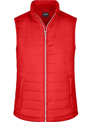 Daiber JN 1135 Dámská prošívaná vesta 02.1135 red Daiber JN 1135 Dámská prošívaná vesta 02.1135 red