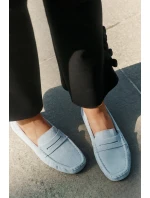 Semišové Dámské Mokasíny Big Star RR274943 Modré