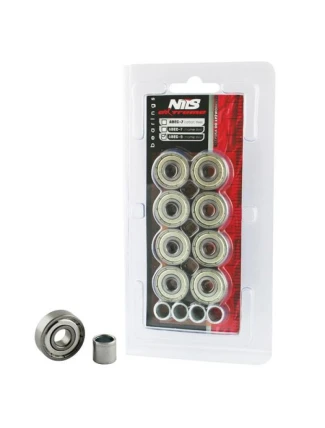 Uhlíkové ložiska ABEC-9 (8 ks) NILS EXTREME